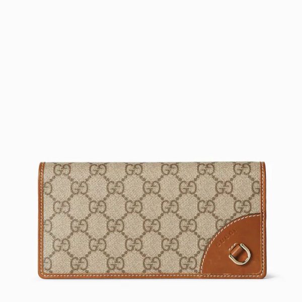 GUCCI GG Emblem continental wallet 821802 #1