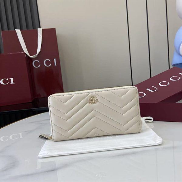 GUCCI GG Marmont zip around wallet 837758 #2