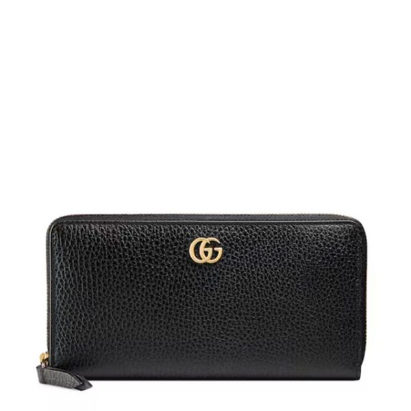 GUCCI Bi-color GG Marmont zip around wallet 456117 #8