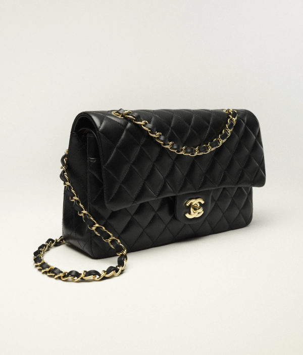 CHANEL Classic 11.12 Flap Bag Lambskin & Gold-Tone Metal 1