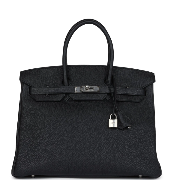 Hermès Birkin 35 Black Togo Palladium Hardware
