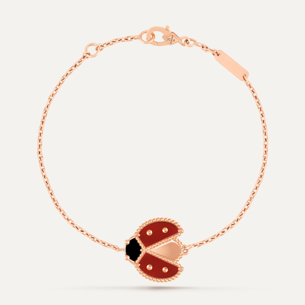 Van Cleef & Arpels Lucky Spring bracelet, open wings ladybug