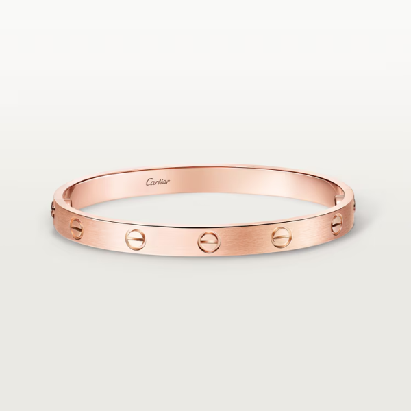 Cartier LOVE bracelet, classic model, brushed