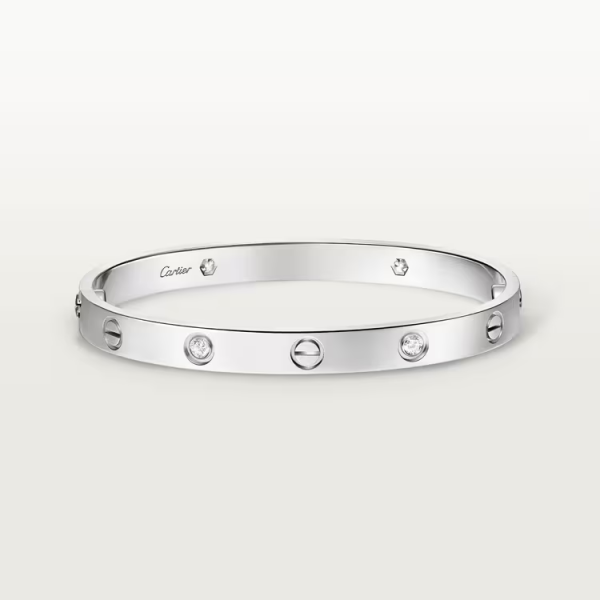 Cartier LOVE bracelet, classic model, 4 diamonds