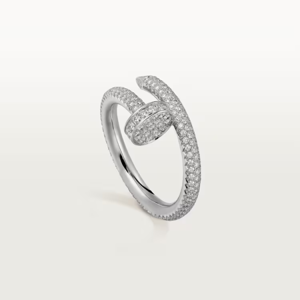 Cartier Juste un Clou ring, classic model, paved