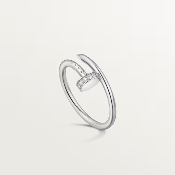 Cartier Juste un Clou ring, small model, diamonds