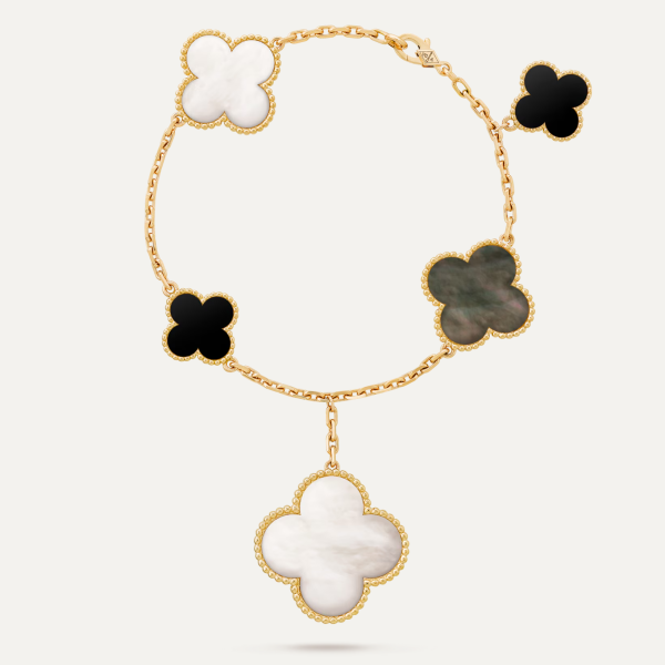 Van Cleef & Arpels Magic Alhambra bracelet, 5 motifs
