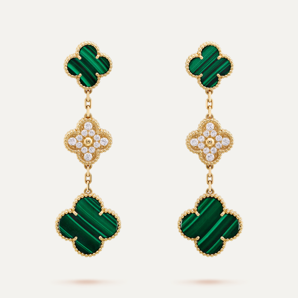 Van Cleef & Arpels Magic Alhambra earrings, 3 motifs 1
