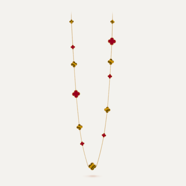 Van Cleef & Arpels Magic Alhambra long necklace, 16 motifs 2