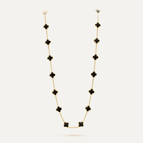 Van Cleef & Arpels Vintage Alhambra long necklace, 20 motifs 2