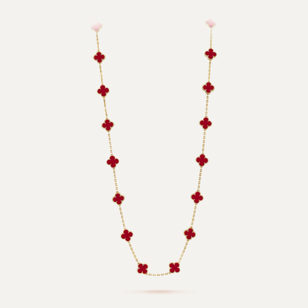 Van Cleef & Arpels Vintage Alhambra long necklace, 20 motifs 4