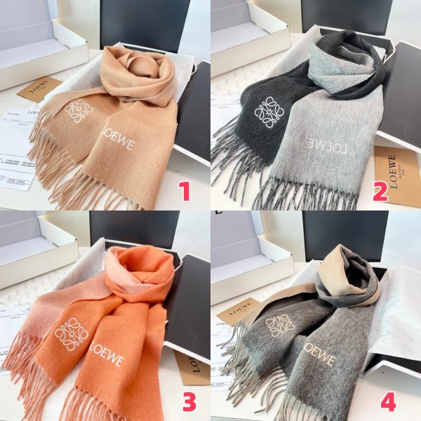 Loewe scarf 38x180cm 100% cashmere