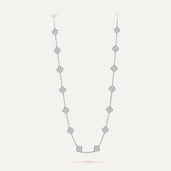 Van Cleef & Arpels Vintage Alhambra long necklace, 20 motifs 2