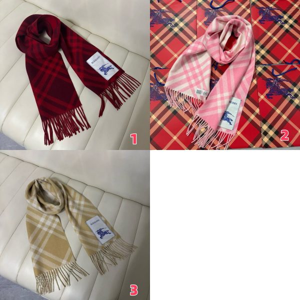 Burberry scarf 30x180cm 100% cashmere 2