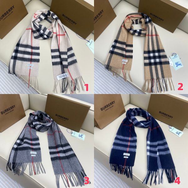 Burberry scarf 30x168cm 100% cashmere 3