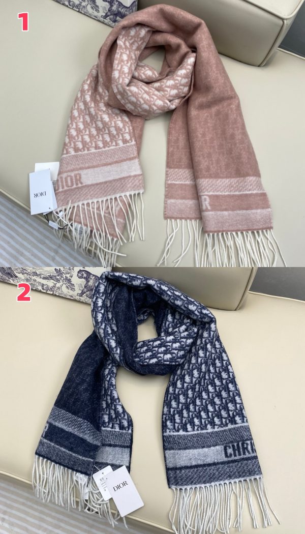 Dior scarf 45x200cm 100% cashmere