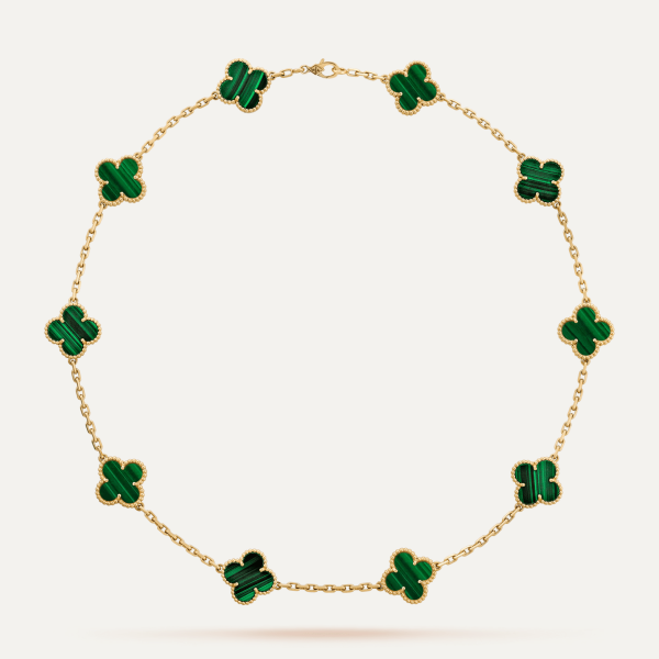 Van Cleef & Arpels Vintage Alhambra necklace, 10 motifs 5