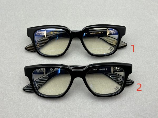Chrome Hearts Glasses BK 54-19-152