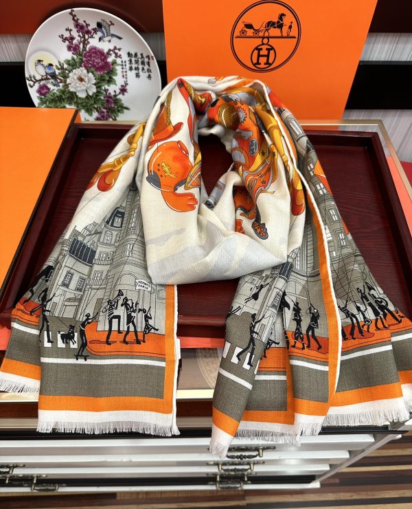 Hermès scarf 65x185cm