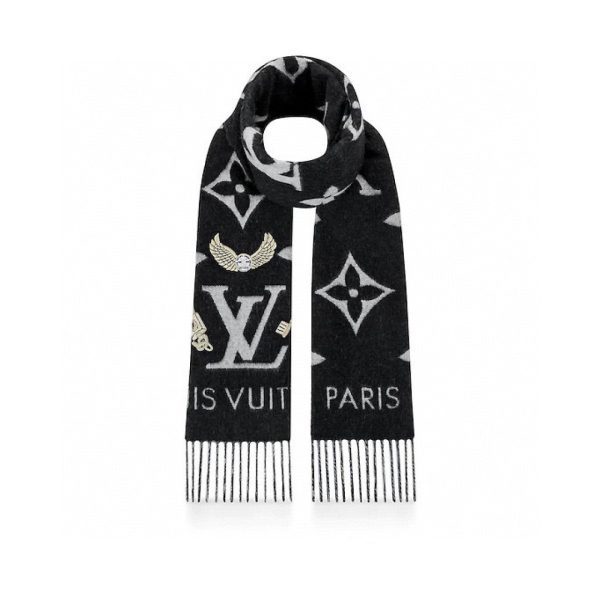 Louis Vuitton Wild Reykjavik scarf 45x170cm 100% cashmere