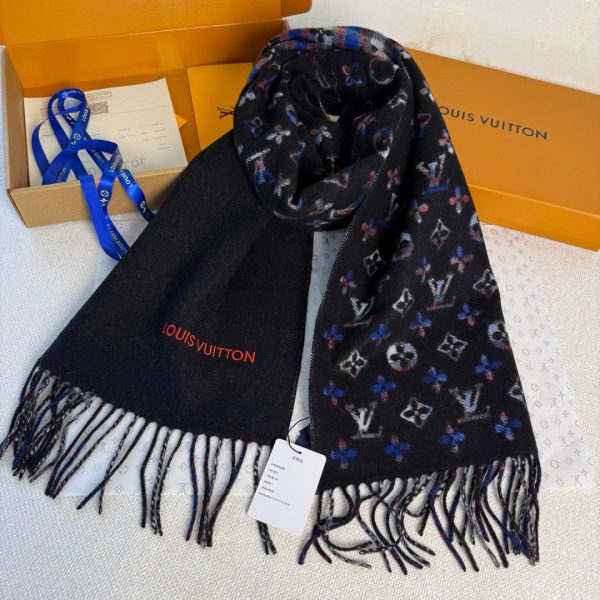 Louis Vuitton Double-sided scarf 35x200cm