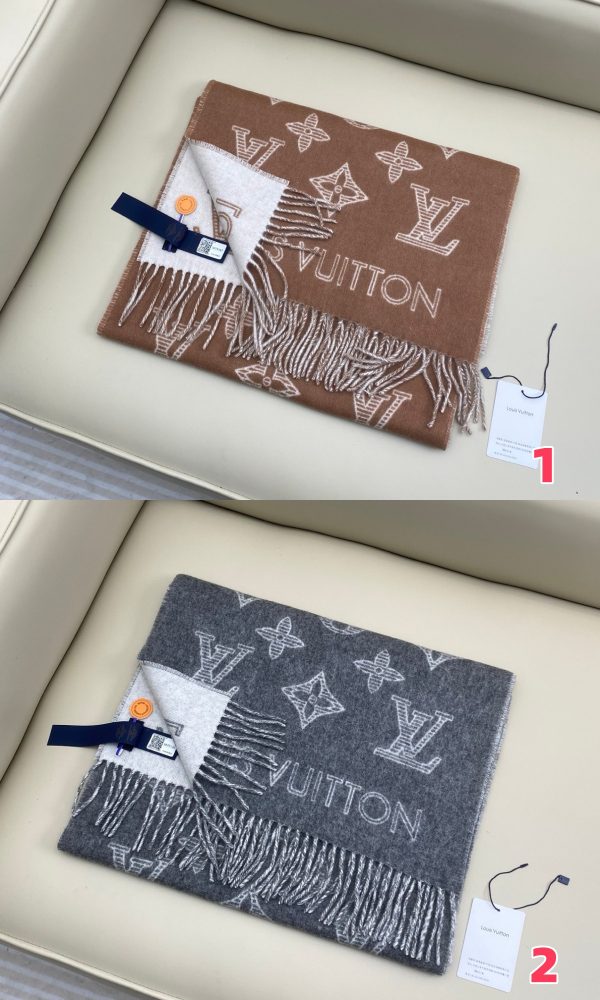 Louis Vuitton Monogram Shadow scarf 40x200cm