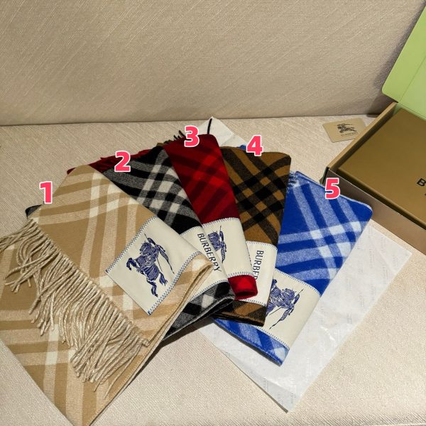 Burberry scarf 30x168cm 100% cashmere 4