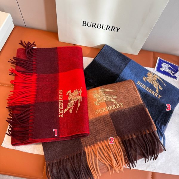 Burberry scarf 32x180cm 100% cashmere 2