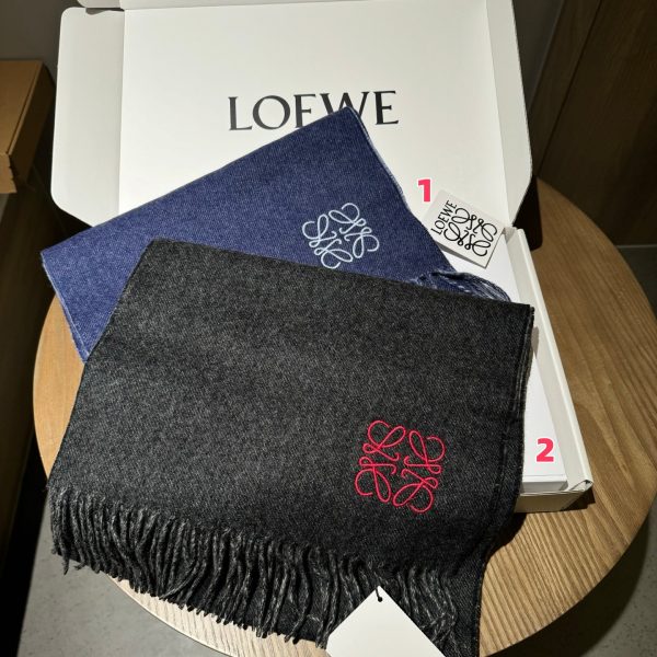 Loewe scarf 35x190cm 100% lamb cashmere