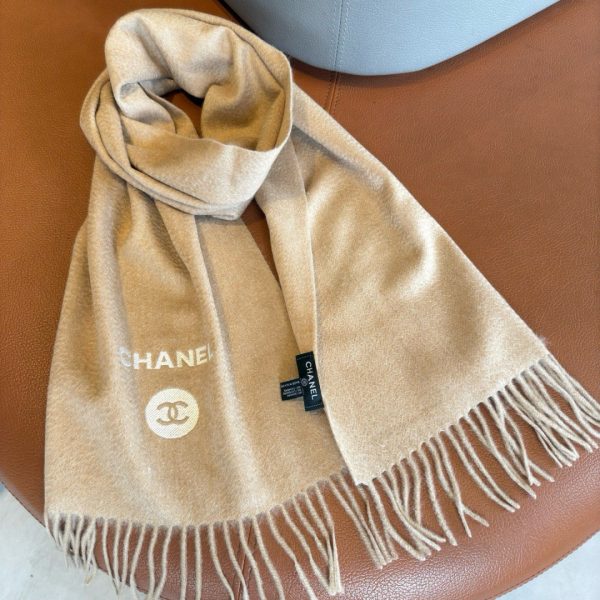 Chanel scarf 30x180cm 100% cashmere