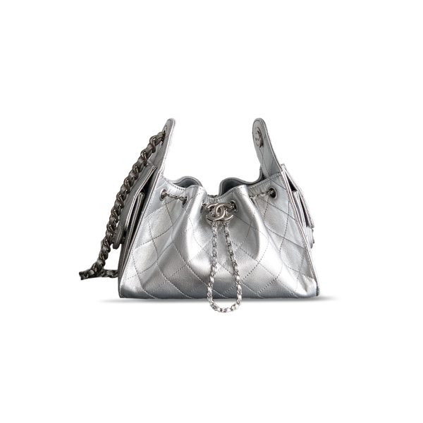 CHANEL 25 MINI HOBO BAG GRAINED CALFSKIN AS5631 04 (22*20*12.5cm)